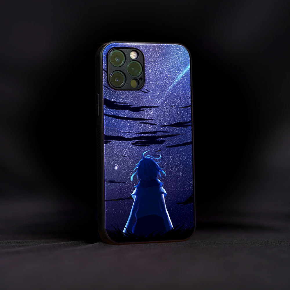 Your Name Anime Space Glass Case - Main Image