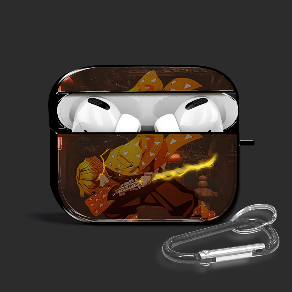 Zenitsu Agatsuma Pose Glossy AirPods Case