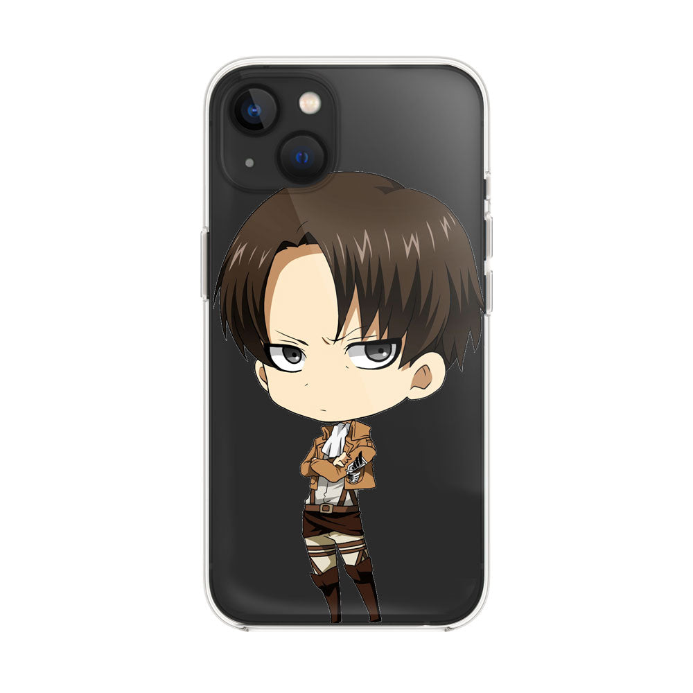 Chibi Levi Ackerman Silicon Case