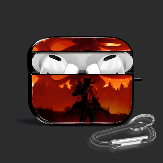Naruto Kurama Mode Glossy AirPods Case
