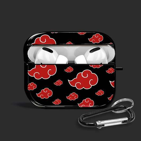 Akatsuki Pattern Glossy AirPods Case