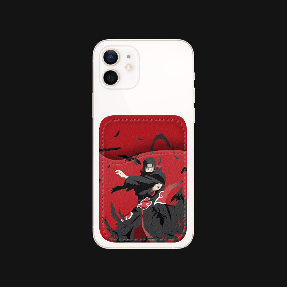 Red Itachi Vector Phone Wallet