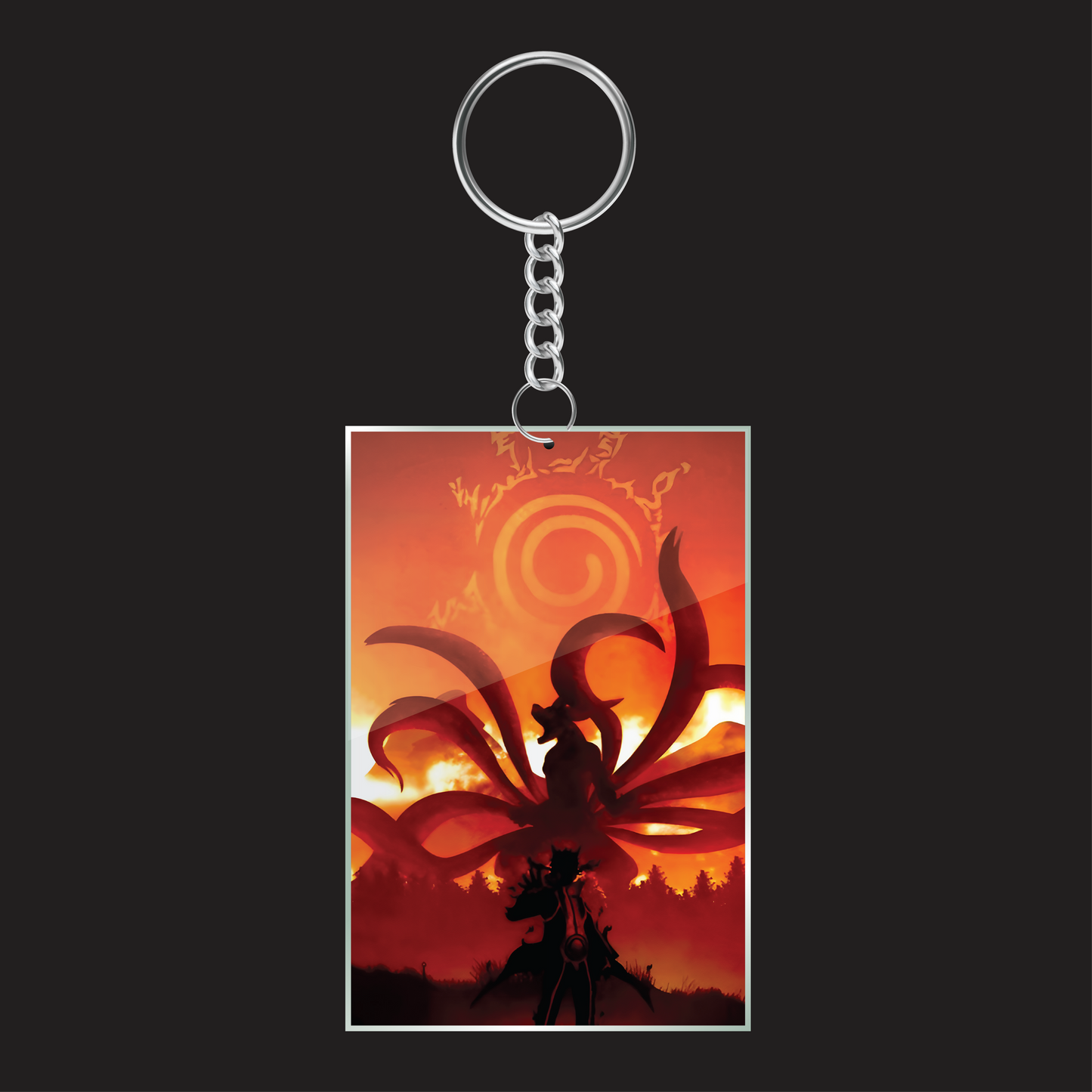 Naruto Kurama Mode Keychain