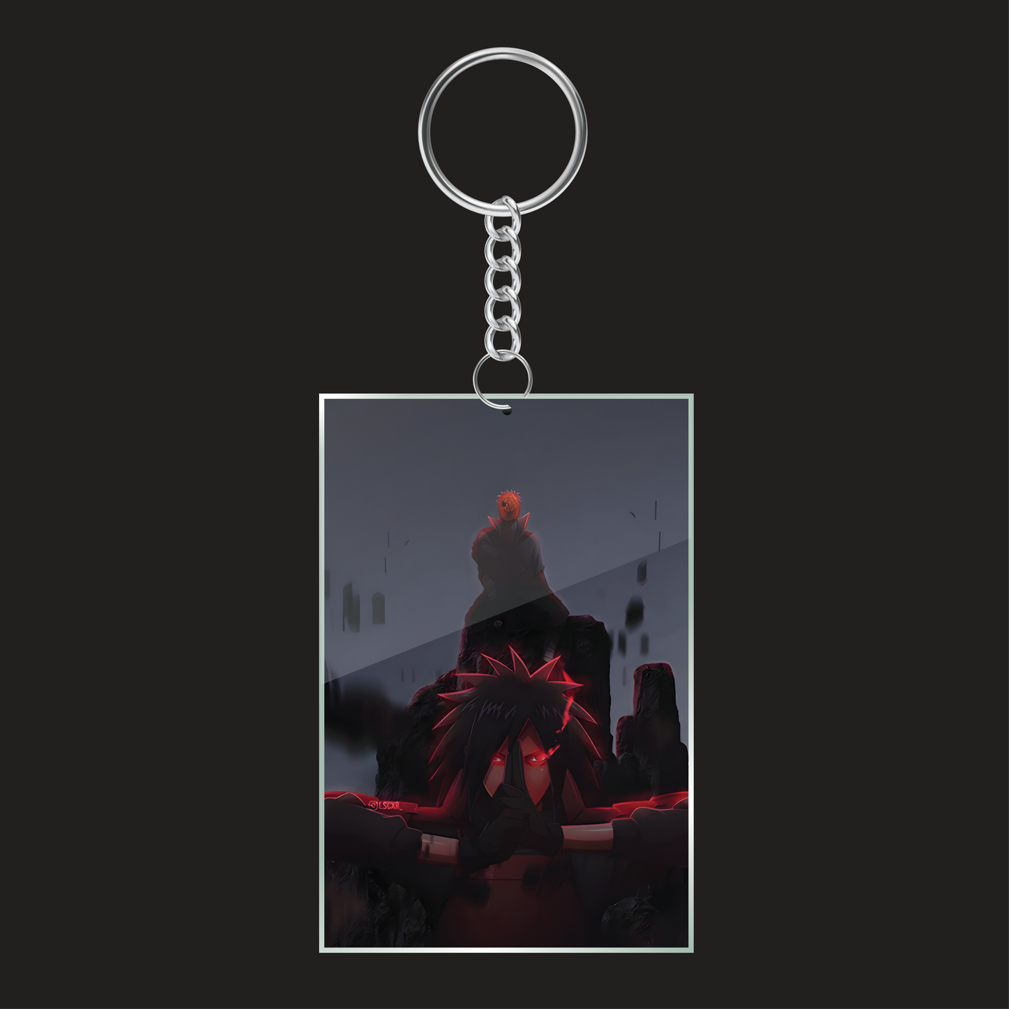 Madara Uchiha Sharingan Keychain