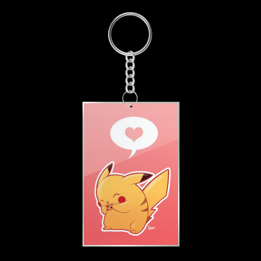 Yes I'm Cute Keychain