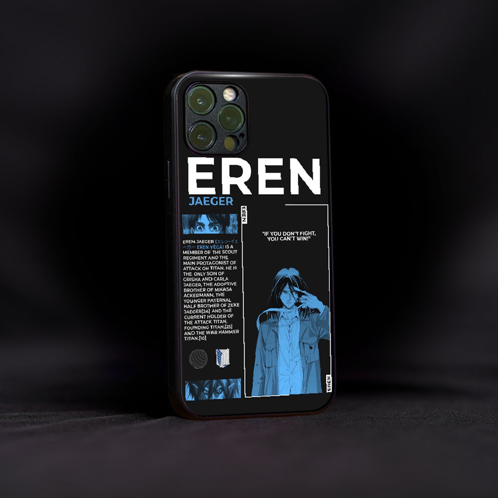 Eren Yeager Glass Case – CASIME