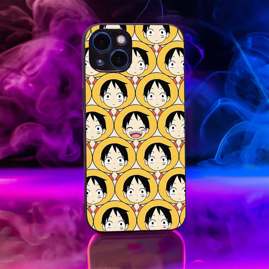 Chibi Luffy Face Anime Case