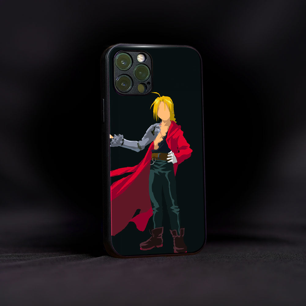 Edward Elric Art Glass Case