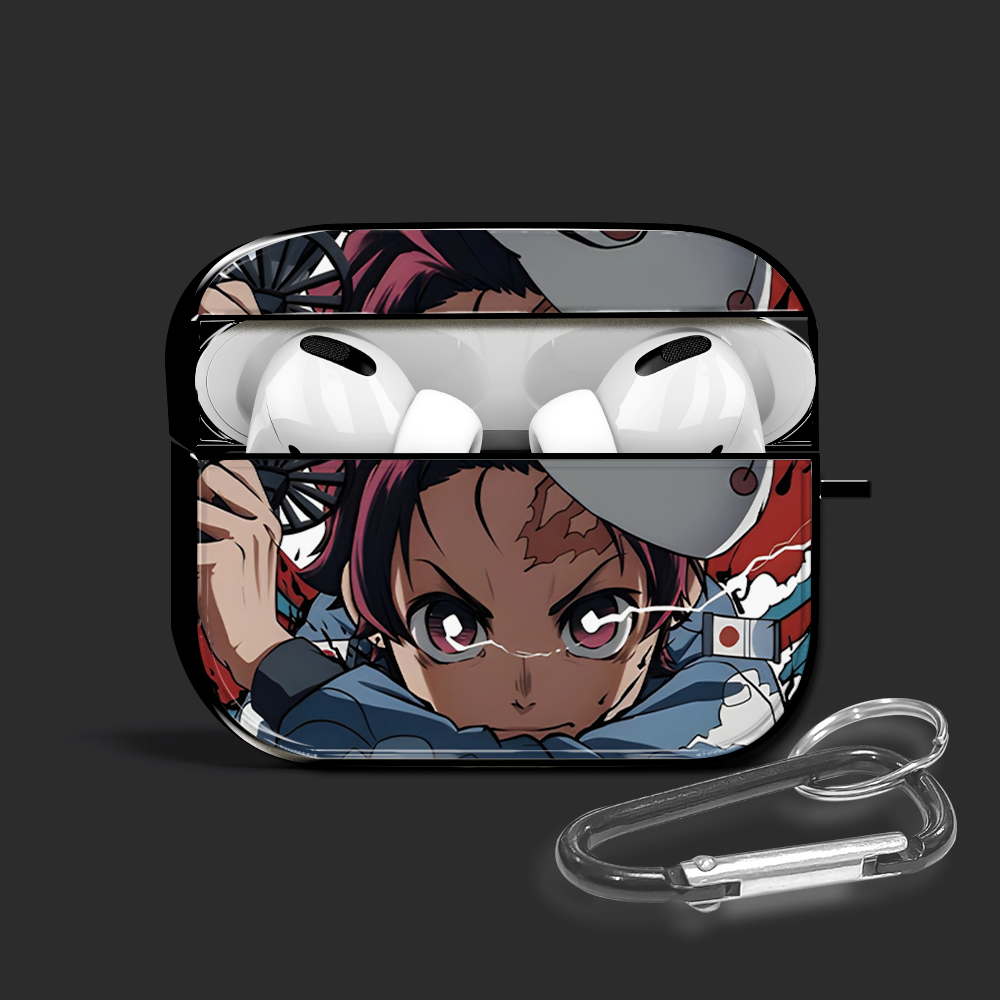 Tanjiro Anime Art Glossy AirPods Case