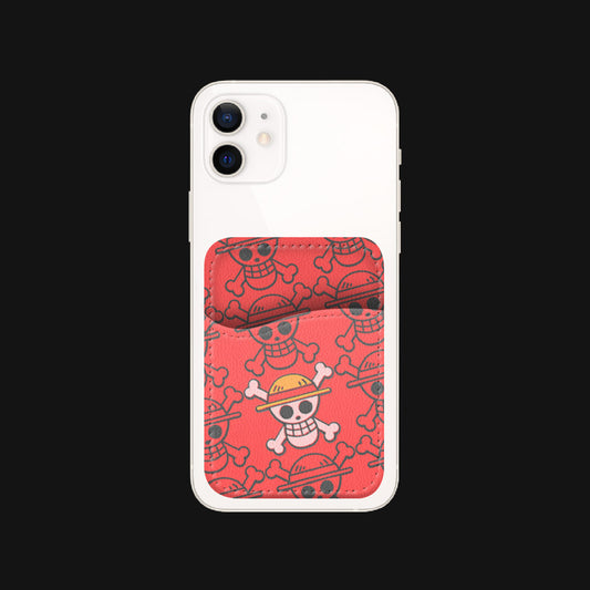 One Piece Logo Pattern Phone Wallet