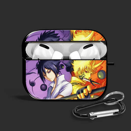 Naruto and Sasuke Glossy AirPods Case