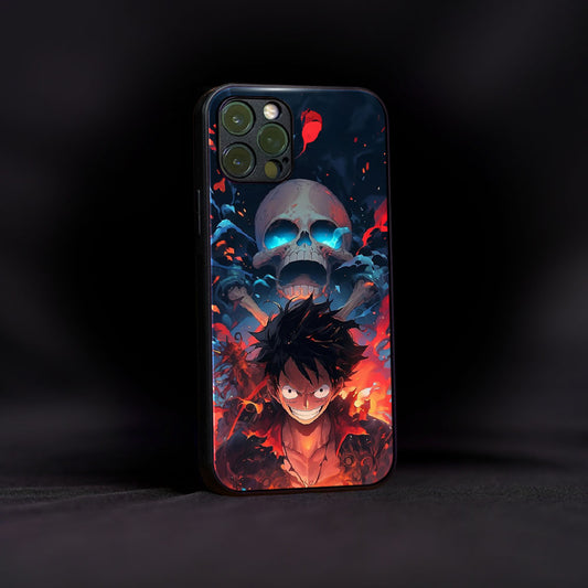 Wrath of Luffy Vibrant Glass Case