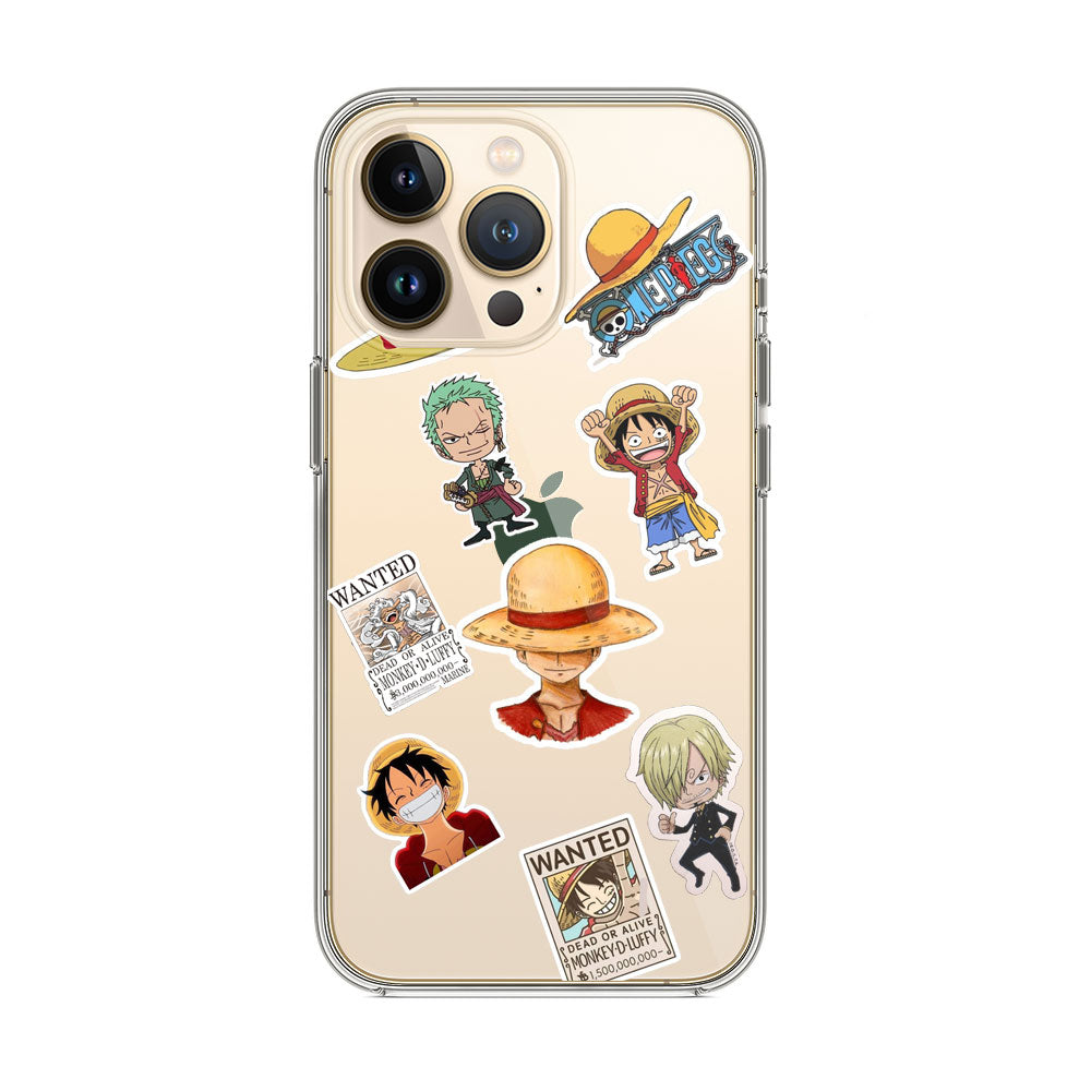 One Piece Sticker Silicon Case