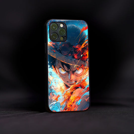 Luffy Vibrant Glass Case