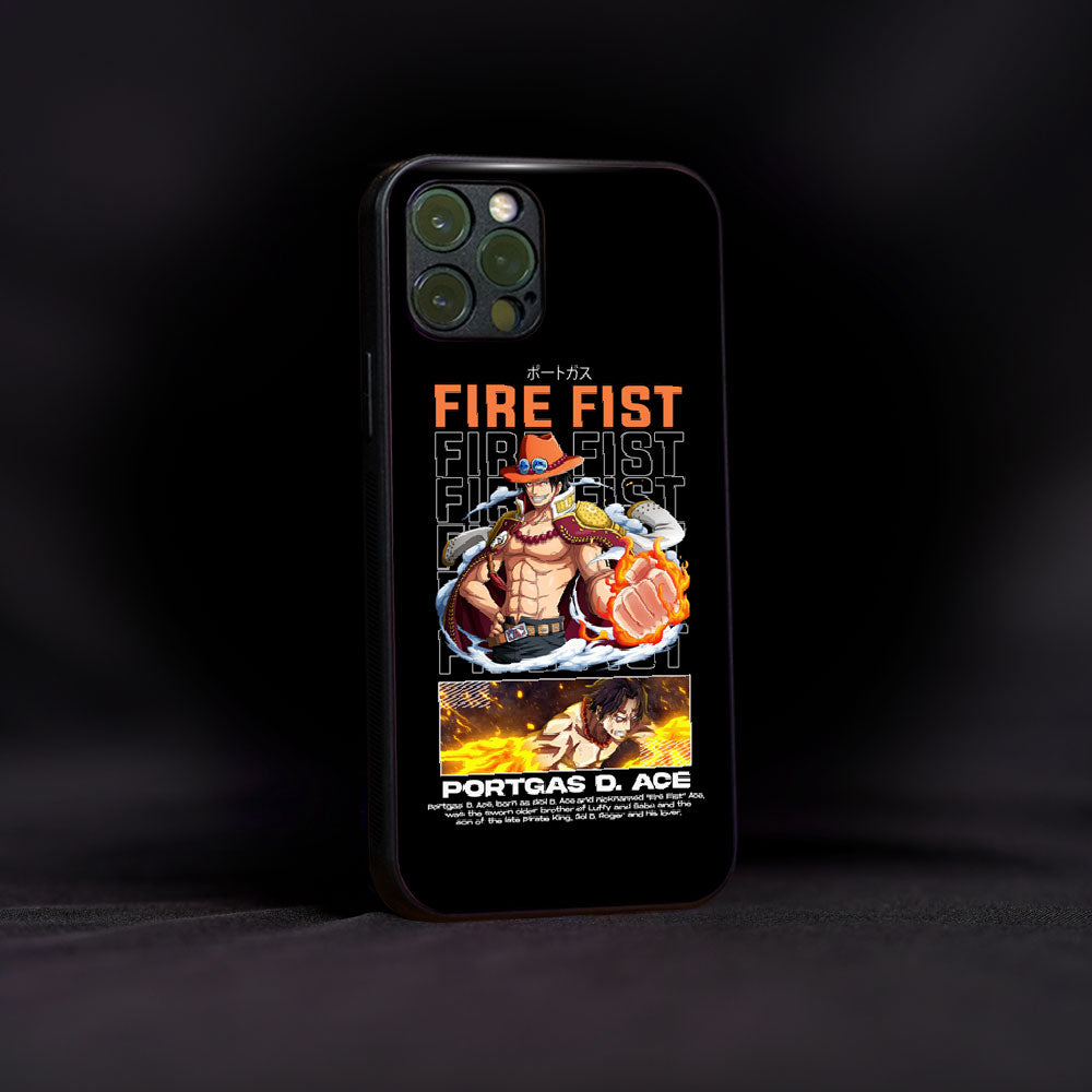 Fire Fist Glass Case