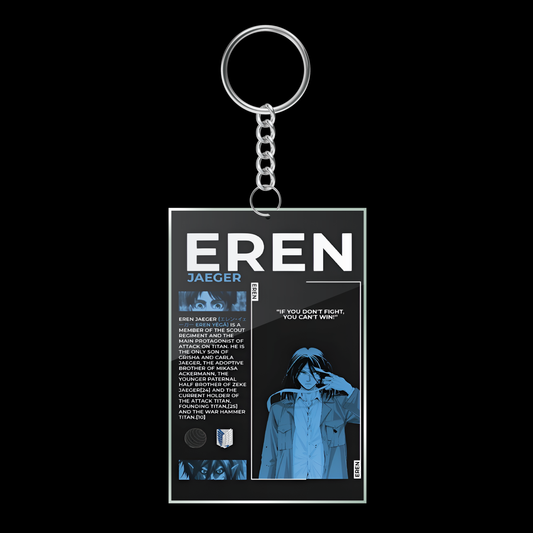 Eren Yeager About Keychain
