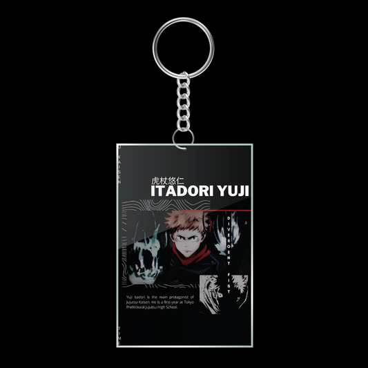Itadori Yuji Cursed Energy Keychain