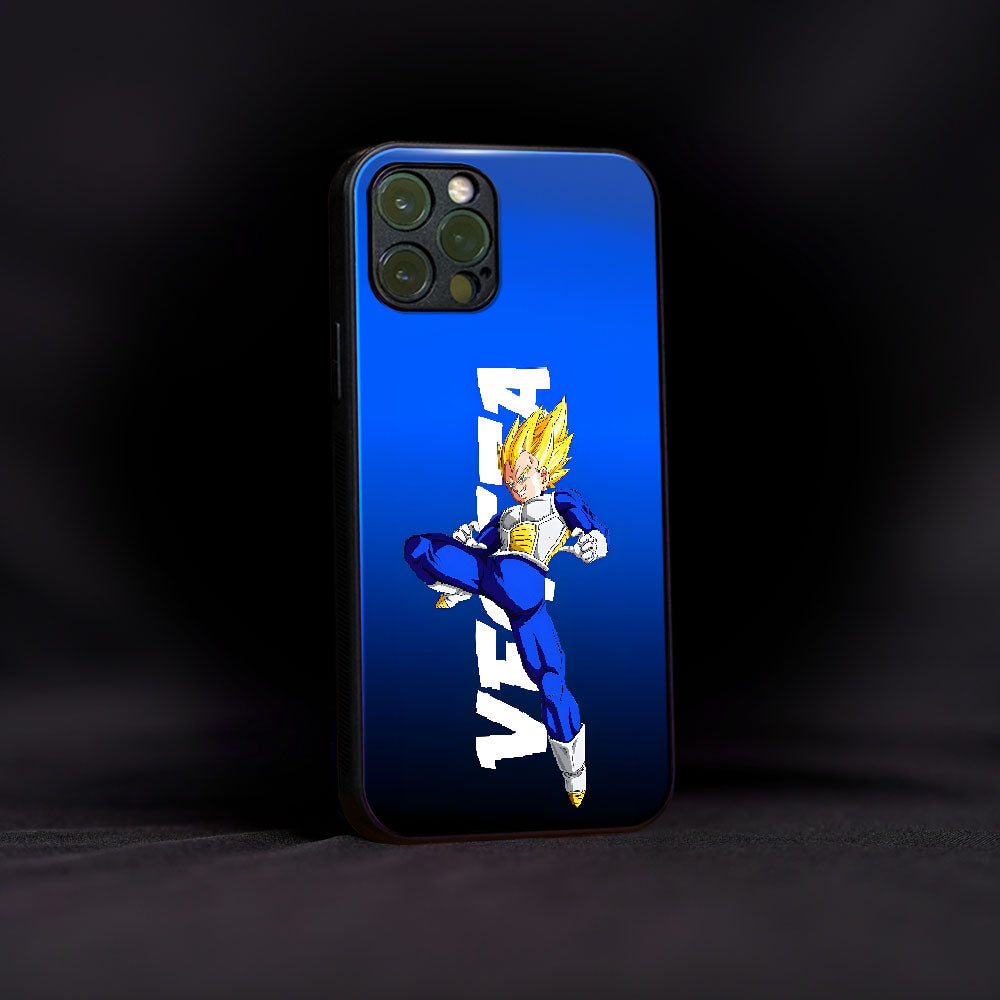 The Vegeta Anime Glass Case