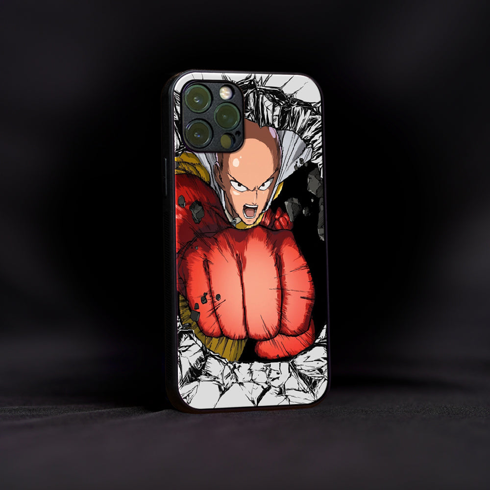 One Punch Man Glass Case