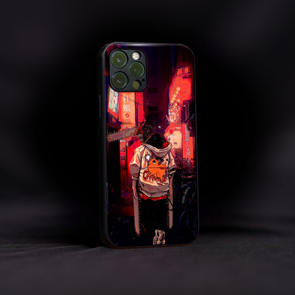 Denji Chainsaw Man Glass Case