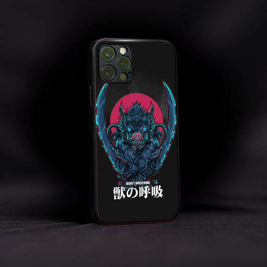 Demon Slayer Beast Breathing Glass Case